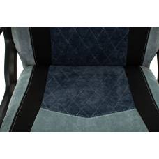 Игровое кресло Бюрократ VIKING 6 KNIGHT Fabric синий с подголов. крестовина металл