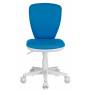 Кресло детское Бюрократ KD-W10/26-24 голубой 26-24 (пластик белый) купить  по выгодным ценам