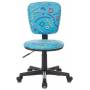 Кресло детское Бюрократ CH-204NX голубой Sticks 06 крестовина пластик (CH-204NX/STICK-BLUE) купить  по выгодным ценам