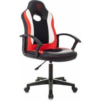 Игровое кресло Zombie 11LT черный/красный текстиль/эко.кожа
