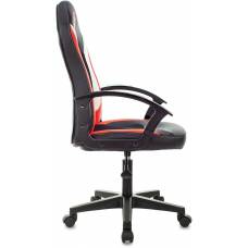 Игровое кресло Zombie 11LT черный/красный текстиль/эко.кожа