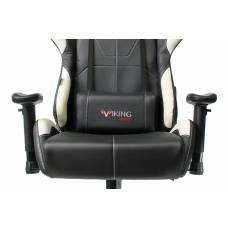 Игровое кресло Бюрократ VIKING 5 AERO черный/белый искусственная кожа с подголов. крестовина пластик