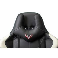 Игровое кресло Бюрократ VIKING 5 AERO черный/белый искусственная кожа с подголов. крестовина пластик
