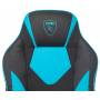 Кресло игровое Zombie GAME 17 черный/синий текстиль/эко.кожа крестовина пластик (ZOMBIE GAME 17 BLUE) купить  по выгодным ценам