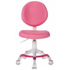Кресло детское Бюрократ KD-W6-F/TW-13A розовый (пластик белый)