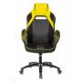 Игровое кресло Бюрократ VIKING 2 AERO черный/желтый искусст.кожа/ткань крестовина пластик купить  по выгодным ценам