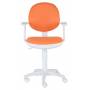 Детское кресло Бюрократ Ch-W356AXSN оранжевый 15-75 крестовина пластик пластик белый купить  по выгодным ценам