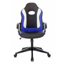 Кресло игровое Zombie 11 черный/синий текстиль/эко.кожа крестовина пластик (ZOMBIE 11 BLUE)