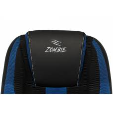 Кресло игровое Zombie 9 черный/синий текстиль/эко.кожа крестовина пластик (ZOMBIE 9 BLUE)