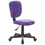 Кресло детское Бюрократ CH-204NX фиолетовый Sticks 08 крестовина пластик (CH-204NX/STICK-VIO) купить  по выгодным ценам
