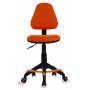 Детское кресло Бюрократ KD-4-F оранжевый TW-96-1 крестовина пластик подст.для ног купить  по выгодным ценам