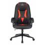 Кресло игровое Zombie 8 черный/красный эко.кожа крестовина пластик (ZOMBIE 8 RED) купить  по выгодным ценам
