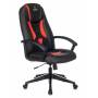 Кресло игровое Zombie 8 черный/красный эко.кожа крестовина пластик (ZOMBIE 8 RED) купить  по выгодным ценам
