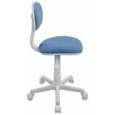Детское кресло Бюрократ CH-W201NX голубой 26-24 крестовина пластик пластик белый
