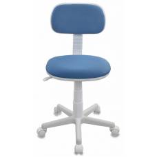 Детское кресло Бюрократ CH-W201NX голубой 26-24 крестовина пластик пластик белый