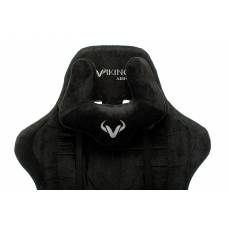 Игровое кресло Бюрократ VIKING KNIGHT Fabric черный Light-20 с подголов. крестовина металл