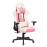Игровое кресло Бюрократ VIKING X Fabric белый/розовый с подголов. крестовина пластик