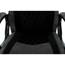 Игровое кресло Бюрократ VIKING 6 KNIGHT Fabric черный с подголов. крестовина металл