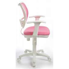 Детское кресло Бюрократ Ch-W797 розовый сиденье розовый TW-13A сетка/ткань крестовина пластик пластик белый