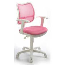 Детское кресло Бюрократ Ch-W797 розовый сиденье розовый TW-13A сетка/ткань крестовина пластик пластик белый