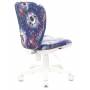 Детское кресло Бюрократ KD-W10 синий космопузики купить  по выгодным ценам