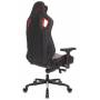 Игровое кресло Knight Titan черный/красный ромбик эко.кожа с подголов. крестовина металл (KNIGHT TITAN BR) купить  по выгодным ценам
