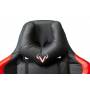 Игровое кресло Бюрократ VIKING 5 AERO черный/красный искусственная кожа с подголов. крестовина пластик купить  по выгодным ценам