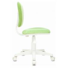 Детское кресло Бюрократ CH-W204NX светло-зеленый Velvet 81 пластик белый