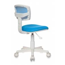 Детское кресло Бюрократ CH-W299 голубой TW-31 TW-55 крестовина пластик пластик белый