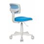 Детское кресло Бюрократ CH-W299 голубой TW-31 TW-55 крестовина пластик пластик белый купить  по выгодным ценам