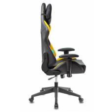 Игровое кресло Бюрократ VIKING 5 AERO черный/желтый искусственная кожа с подголов. крестовина пластик