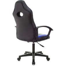 Игровое кресло Zombie 11LT черный/синий текстиль/эко.кожа