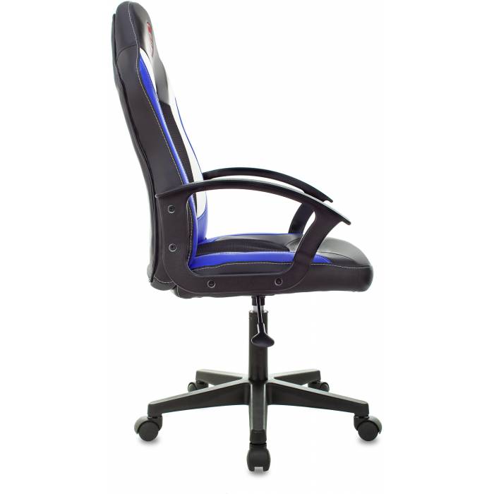 Игровое кресло Zombie 11LT черный/синий текстиль/эко.кожа купить  по выгодным ценам