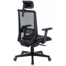 Кресло руководителя Бюрократ Expert черный TW-01 38-418 сетка/ткань с подголов. крестовина пластик (EXPERT BLACK)