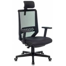 Кресло руководителя Бюрократ Expert черный TW-01 38-418 сетка/ткань с подголов. крестовина пластик (EXPERT BLACK)