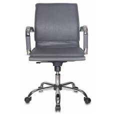 Кресло Бюрократ CH-993-Low серый искусственная кожа низк.спин. крестовина металл хром