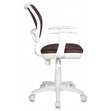 Детское кресло Бюрократ CH-W797 коричневый сиденье коричневый TW-14C сетка/ткань крестовина пластик пластик белый