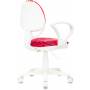 Детское кресло Бюрократ KD-3/WH/ARM розовый Sticks 05 пластик белый купить  по выгодным ценам