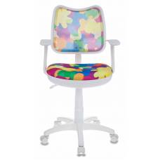 Детское кресло Бюрократ CH-W797 мультиколор Abstract сетка/ткань крестовина пластик пластик белый