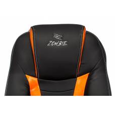 Кресло игровое Zombie 8 черный/оранжевый эко.кожа крестовина пластик (ZOMBIE 8 ORANGE)
