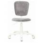 Детское кресло Бюрократ CH-W204NX серый Light-19 пластик белый купить  по выгодным ценам
