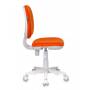 Кресло детское Бюрократ CH-W213/TW-96-1 оранжевый TW-96-1 (пластик белый) купить  по выгодным ценам