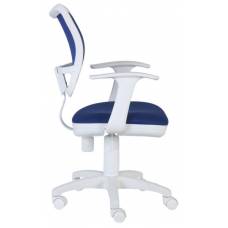 Детское кресло Бюрократ Ch-W797 синий сиденье синий TW-10 сетка/ткань крестовина пластик пластик белый