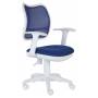 Детское кресло Бюрократ Ch-W797 синий сиденье синий TW-10 сетка/ткань крестовина пластик пластик белый купить  по выгодным ценам