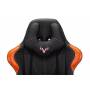 Игровое кресло Бюрократ VIKING 5 AERO черный/оранжевый искусственная кожа с подголов. крестовина пластик купить  по выгодным ценам