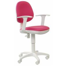 Детское кресло Бюрократ Ch-W356AXSN розовый 15-55 крестовина пластик пластик белый