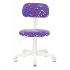 Кресло детское Бюрократ CH-W201NX фиолетовый Sticks 08 крестовина пластик (CH-W201NX/STICK-VIO)