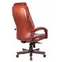Кресло руководителя Бюрократ T-9923WALNUT светло-коричневый Leather Eichel кожа крестовина металл/дерево (T-9923WALNUT/CHOK) купить  по выгодным ценам