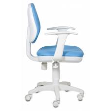 Детское кресло Бюрократ CH-W356AXSN голубой 15-107 крестовина пластик пластик белый