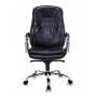 Кресло руководителя Бюрократ T-9950/BLACK-PU сиденье черный искусственная кожа крестовина хром купить  по выгодным ценам